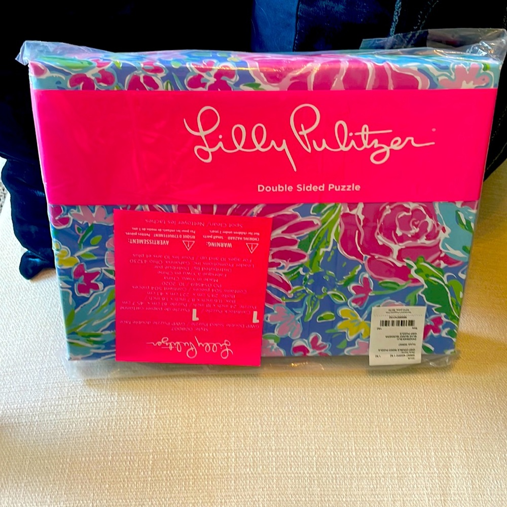 Lily Pulitzer double sided puzzle